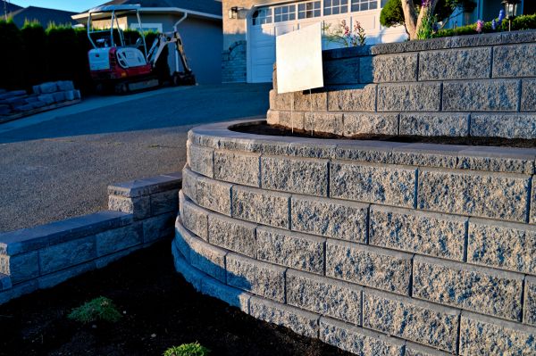 Stone Retaining Wall Repair in Bolingbrook